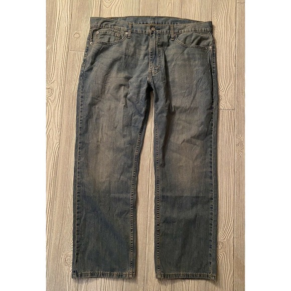 Levis 559 Relaxed Straight Jeans 38x30 Light Wash - Picture 2 of 10